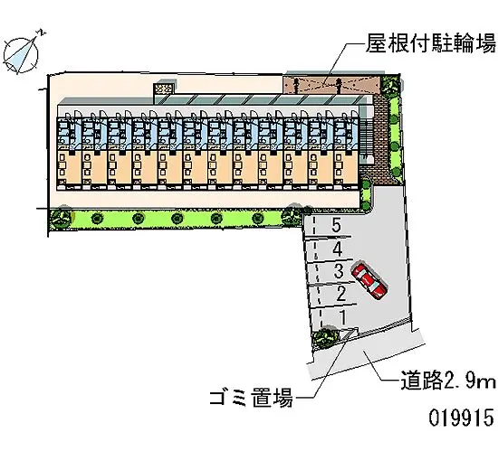 ★手数料０円★大阪市西淀川区佃　月極駐車場（LP）